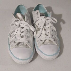 Youth Converse Perforated Sneakers size 6